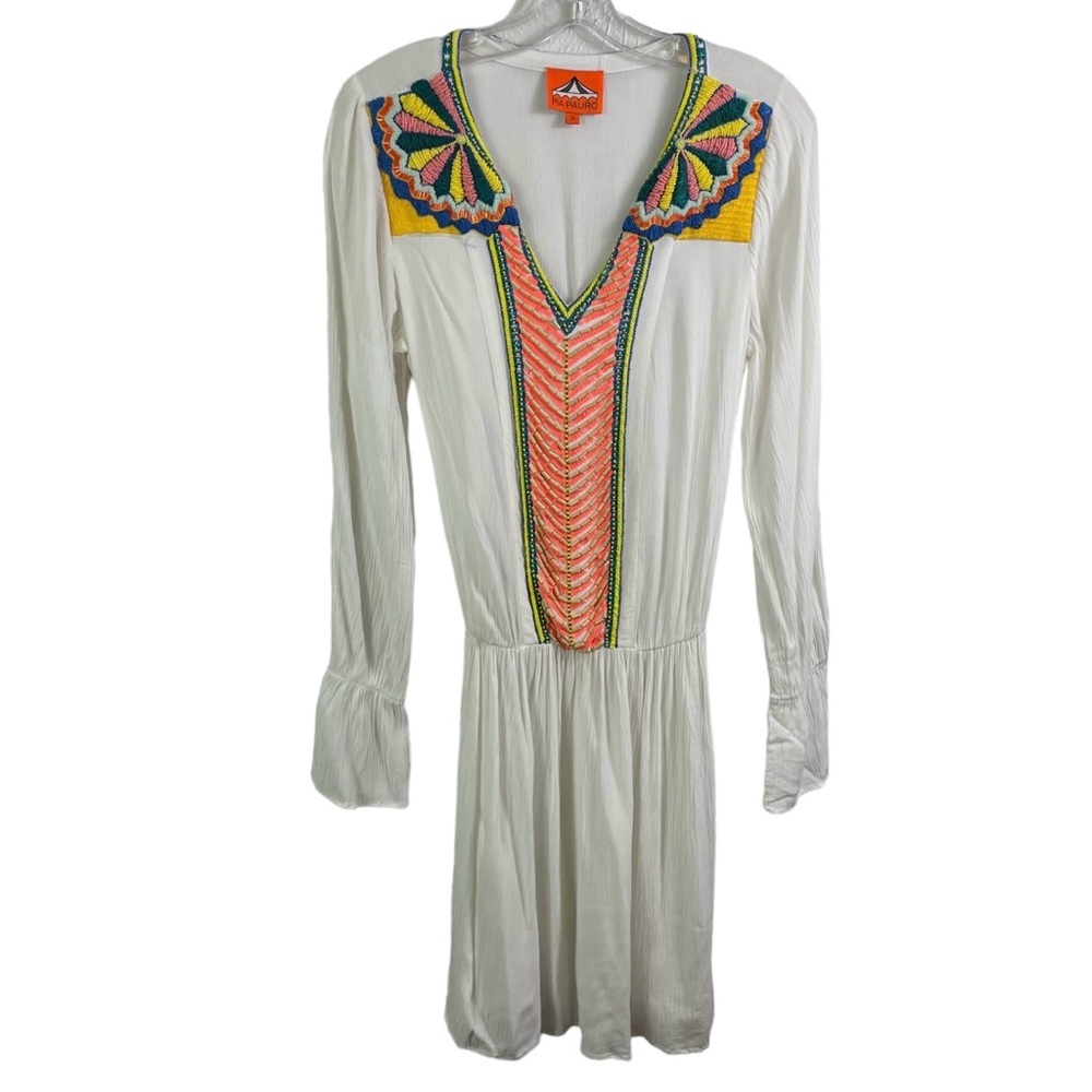 Pía Pauro Mini embroidery dress